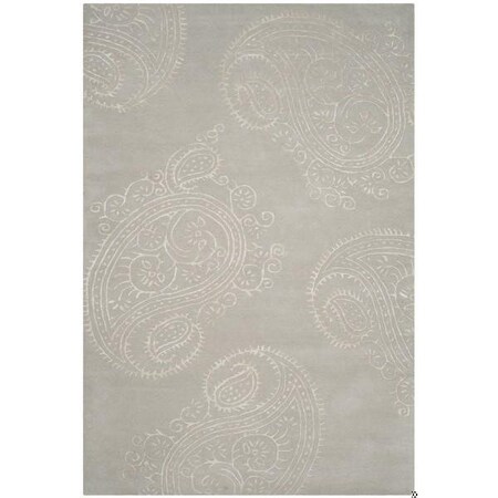 Safavieh 2 ft.-6 in. x 4 ft. Bella Hand Tufted Accent Area Rug, Silver and Beige BEL153C-24